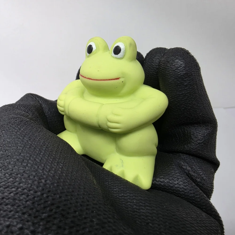 Vital Baby Rubber Frog Green Toys Lot of 3